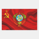 Recherche de drapeau communiste autocollants Soviétique