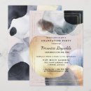 Recherche de aquarelle artistique invitations Bleu marine