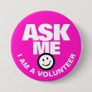Recherche de volontaire badges Noir