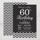 Recherche de chevron noir et blanc invitations Fête d'anniversaire