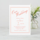 Recherche de pêche blanc invitations Minimaliste