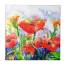 Recherche de pavots carreaux Abstrait