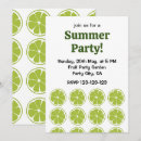 Recherche de motif de fruit invitations Vert