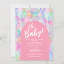 Zoek naar regenboog babyshower uitnodigingen Moderne baby shower