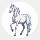 Zoek naar witte paarden stickers Equine