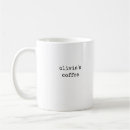 Recherche de machine écrire vintage tasses Minimaliste