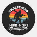 Recherche de adrénaline autocollants Ski alpin