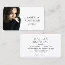 Recherche de journalistique cartes visite Client(e)