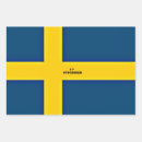 Recherche de drapeau de la suède papier cadeau Sucré