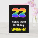 Recherche de 22 anniversaire cartes Amusant