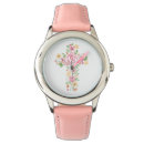 Zoek naar roze bloemen horloges Girl