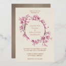 Recherche de fleur de cerisier mariage invitations Floral