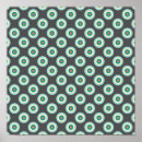 Recherche de motif de pois posters Bleu