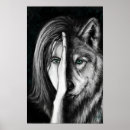Recherche de loup art Peinture