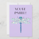 Recherche de libellule invitations Violet