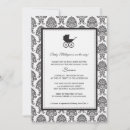 Recherche de carriage baby shower invitations Poussette