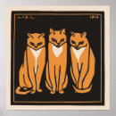 Zoek naar deco kat kunst Vintage