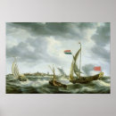 Recherche de bateaux dans la tempête de mer posters Orageux