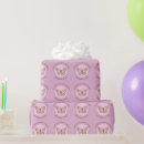 Recherche de papillon lavande papier cadeau Girly