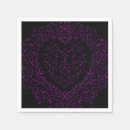 Recherche de coeur pourpre Noir