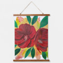 Recherche de tapisserie florale posters Rouge