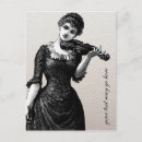Recherche de violon noir cartes postales Vintage