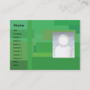 Recherche de nuances de vert cartes visite Conception
