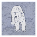 Recherche de ours polaire posters Blanc
