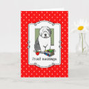 Recherche de pioche vœux cartes Vieux chien anglais