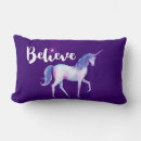 Recherche de licorne pastel coussins Bleu
