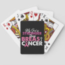 Recherche de sein jeux de cartes Cancer du sein