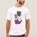 Recherche de drapeau asexuel tshirts Chat