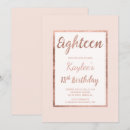 Recherche de 18ème invitations Or rose