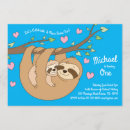 Recherche de cute sloth invitations Enfants