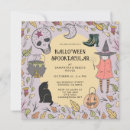 Recherche de halloween kids cartes invitations Chat noir