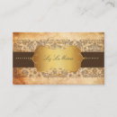 Recherche de conception vintage cartes visite Tendance