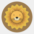 Recherche de tête lion autocollants Mignon