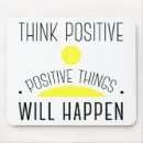 Recherche de pensée positive tapis souris Citation