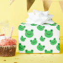 Recherche de anniversaire de grenouille papier cadeau Vert