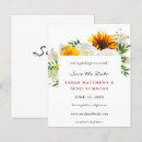 Recherche de sunflower wedding save the dates Aquarelle