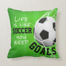 Recherche de terrain football coussins Joueur de football