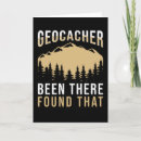 Recherche de geocaching vœux cartes Forêt