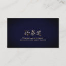 Zoek naar taekwondo visitekaartjes Instructeur