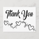 Recherche de thank you cartes postales Noir et blanc