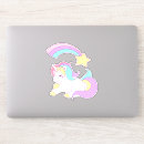 Recherche de licorne mythique autocollants Arc en ciel