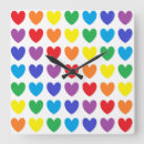 Recherche de en forme de coeur horloges Coeurs