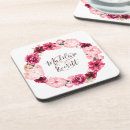 Recherche de fleurs roses dessous de verres Pour eux