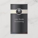 Zoek naar banken visitekaartjes Accountant