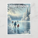 Recherche de patins de glace cartes postales Patinage sur glace