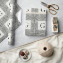 Zoek naar monogram cadeaupapier Verpakkingspapier